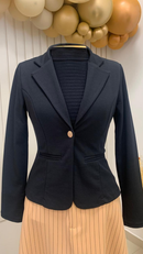 Blazer Feminino Ponto Roma Acinturado