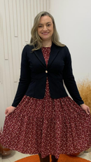 Blazer Feminino Ponto Roma Acinturado