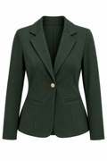 Blazer Feminino Ponto Roma Acinturado