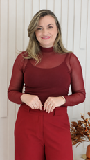 Blusa de Tule + Blusa de Alcinha
