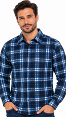 Camisa masculina xadrez