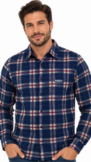 Camisa masculina xadrez
