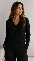 Cardigan trabalhado