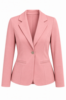 Blazer Feminino Ponto Roma Acinturado