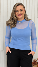 Blusa de Tule + Blusa de Alcinha