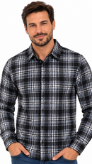 Camisa masculina xadrez